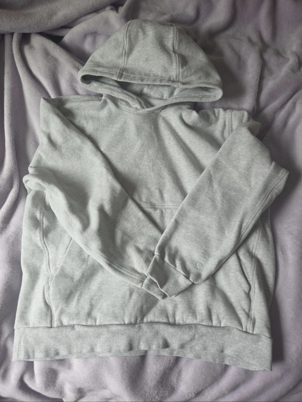 Lululemon Steady State Pullover Hoodie Heathered Core Light Grey Size M